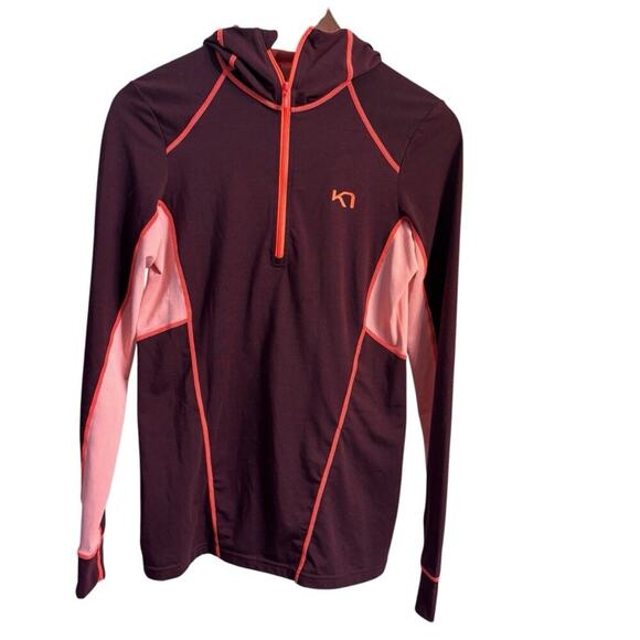 Kari Traa Thermo Fleece Jacket Red Norway Icelandic Women Ay2 Size S Small - Picture 1 of 13